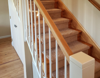 Completed hand rail installation